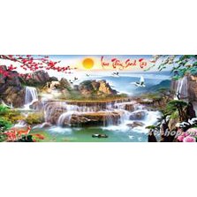 ย8056 ภาพวาดหินน้ําไหล