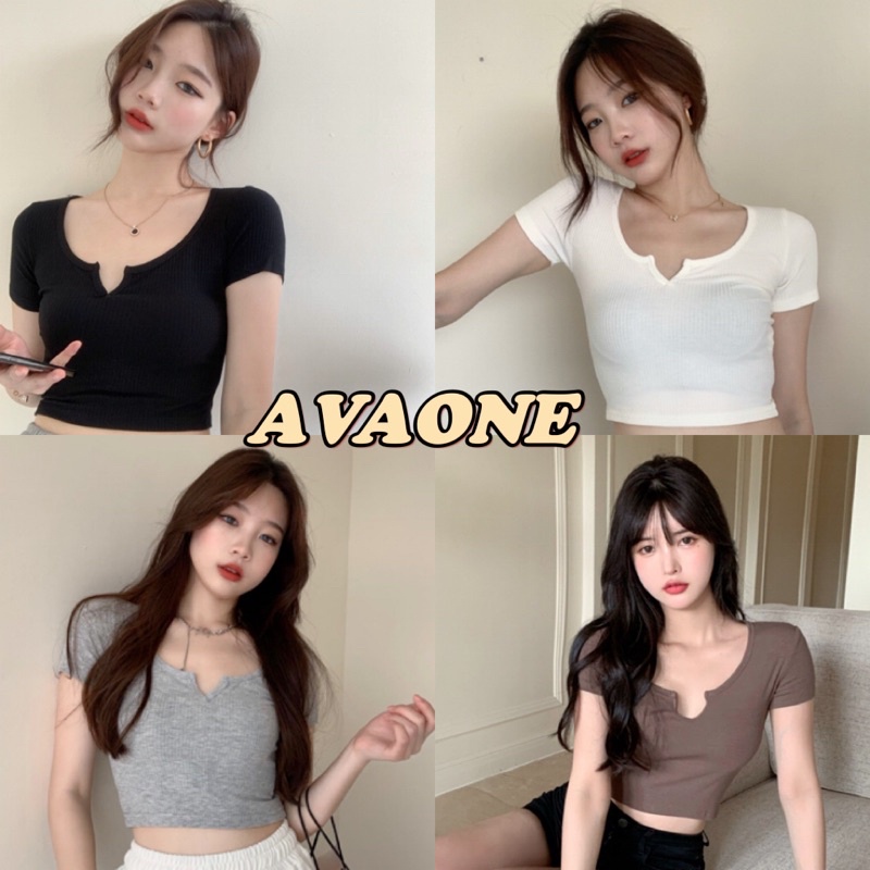 #เสื้อครอป #เสื้อคอวี #เสื้อเซ็กซี่ #เสื้อผ้าแฟชั่น #เสื้อฟรีไซส์