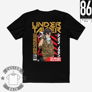 คอตต้อนคอกลมเสื้อยืด พิมพ์ลายอนิเมะ Shinei Nouzen Undertaker 86 Eighty Six 793 สําหรับผู้ชายS-5XL