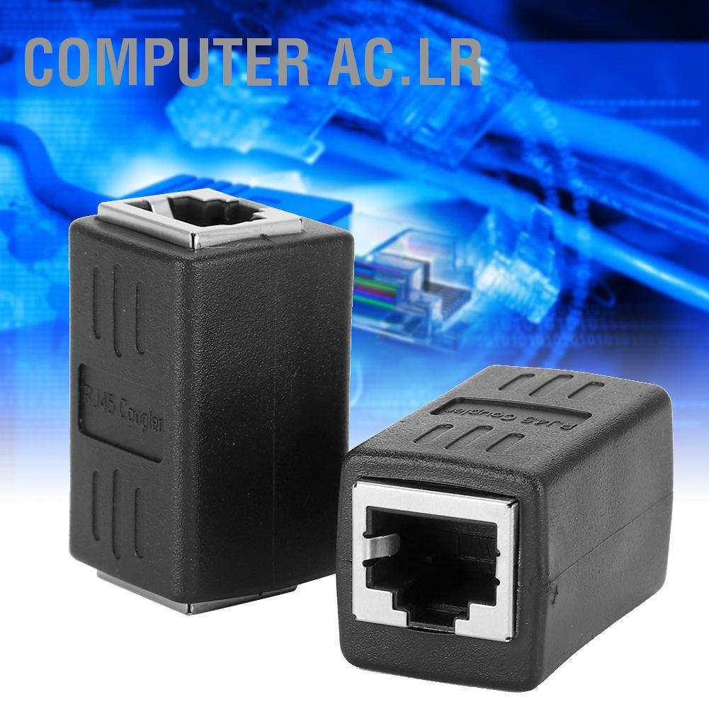 อะแดปเตอร์เชื่อมต่อสายเคเบิ้ล Coupler Rj45 Lan Female To Adapter สําหรับ Cat7 / Cat6 Cat5E 2ชิ้น
#8