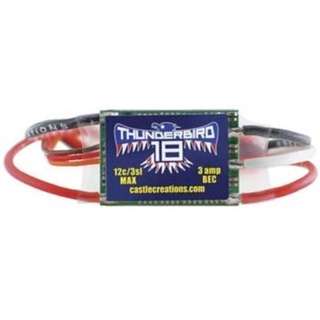 Castle Creations 010-0058-00 Thunderbird 18-Amp Brushless ESC