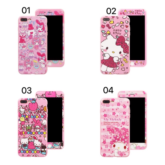 เคส+ฟิล์ม กระจกประกบหน้าหลังลายการ์ตูนลายเดี่ยวกัน.กับเคส(สิ้นค้าพร้อมส่ง)สำหรับรุ่นของSamsung-j2prime/j7/j7prime/j710/j