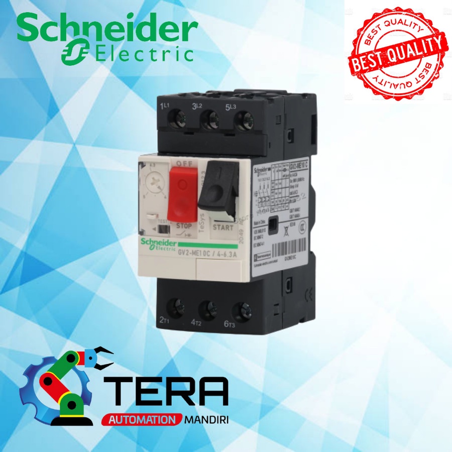GV2-ME10C GV2 ME10C GV2-ME10 C 3P 4 - 6.3A วงจรมอเตอร์