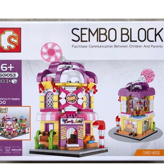 ตัวต่อ ชุด SEMBO BLOCK SD 601053 จำนวนตัวต่อ 303 ชิ้น