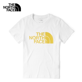 HH THE NORTH FACE W S/S LOGO TEE - AP เสื้อผ้าเน้นโลโก้ เสื้อยืดแขนสั้น เสื้อยืดผ้าฝ้าย