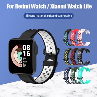 สายนาฬิกาข้อมือซิลิโคนสําหรับ Xiaomi Mi Watch Lite Redmi