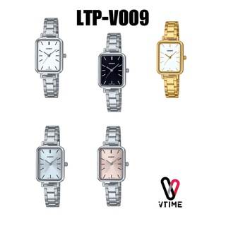 CASIO นาฬิกาผู้หญิง รุ่น LTP-V009 หน้าเหลี่ยม