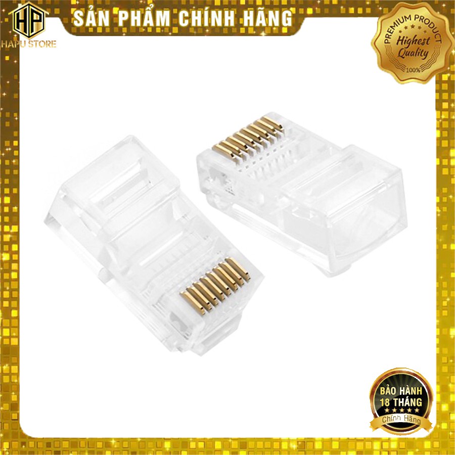 ลูกปัดเครือข่าย RJ45 Cat5e ของแท้ 100c/ถุง Ugreen 50246 - Hapustore