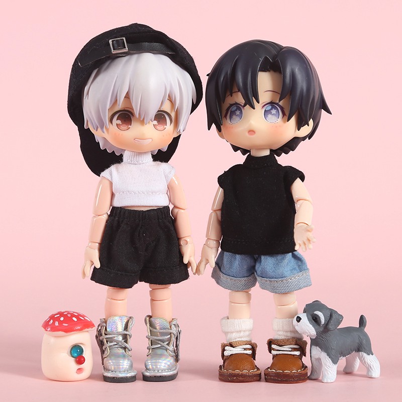 Ob11 เสื้อยืดลําลอง สําหรับตุ๊กตา YMY Nendoroid GSC YMY obitsu11 1/12 BJD BODY9 DDF ufdoll