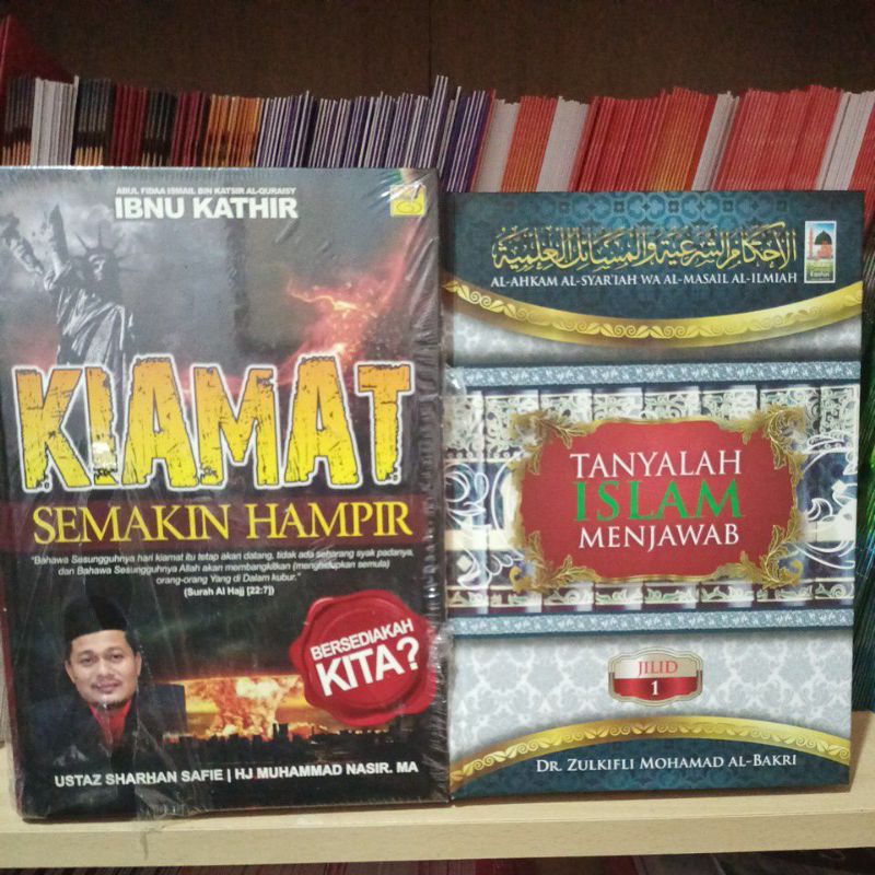 KIAMAT BOOK & ISLAMIC ASK BOOK ANSWERS -ฝาครอบการ์ด 🎁