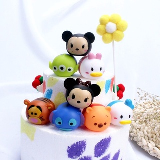 ตุ๊กตาแต่งเค้ก tsum ชุด 8 ชิ้น