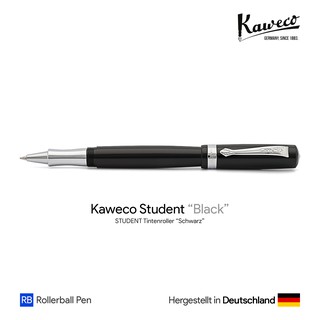 Kaweco Student "Black" Rollerball Pen - ปากกาโรลเลอร์บอลล์คาเวโก้สติวเด้น รุ่นสีดำ