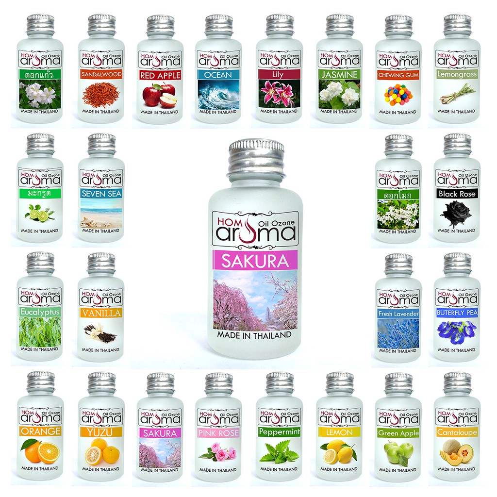 น้ำมันหอมระเหย สำหรับ เครื่องพ่นไอน้ำ เครื่องพ่นอโรม่า ขนาด 30 ml