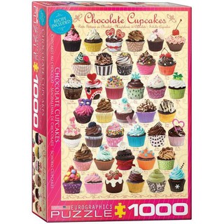 CHOCOLATE CUPCAKES - จิ๊กซอว์ 1000 pc PUZZLES EUROGRAPHICS