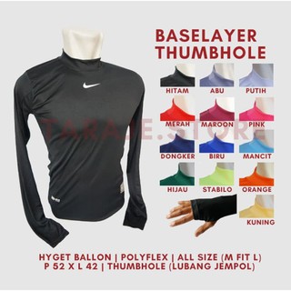 Baselayer เสื้อเชิ้ตแขนยาว (สีดํา) ราคาไม่แพง