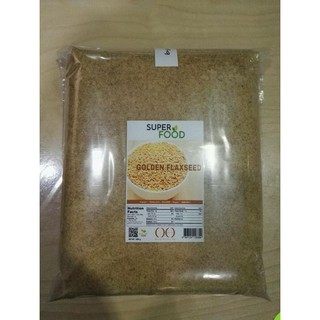 แฟลกซีดสีทอง ออร์แกนิค แบบบดผง(Organic Ground Golden Flaxseed)1000 กรัม (1 kg)