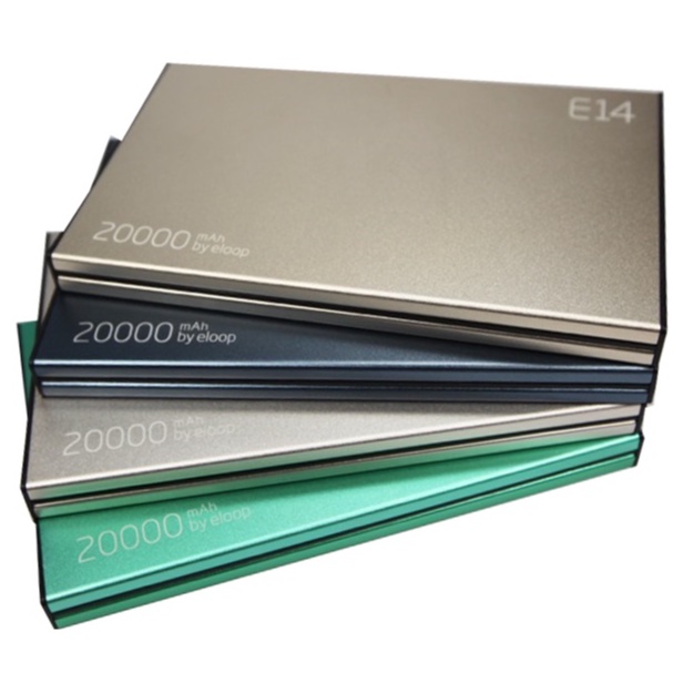 E14 Power Bank แบตสำรอง ความจุ 20000mAh พร้อมสายชาร์จ พาวเวอร์แบงค์ แบตเตอรี่สํารอง