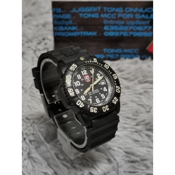 ❌❌❌ SOLD ❌❌❌ นาฬิกาผู้หญิง Luminox carbon series 7050 lady size มือสองของแท้