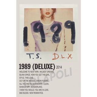 โปสเตอร์ ลายปกอัลบั้ม 1989 ศิลปิน Taylor Swift