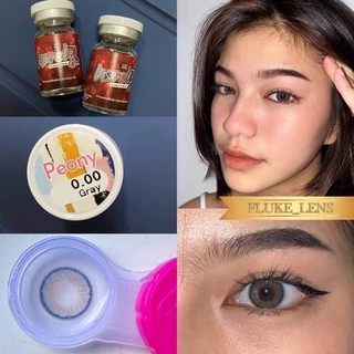 คอนแทคเลนส์ (มินิ) ตาหวาน 💖 Peony gray brown 💖 สีนวลละมุน Lovelyplus ใส่แล้วหวานธรรมชาติ ไม่หลอกตา เลนส์เกาหลีแท้ 🇰🇷