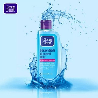 Clean&amp;Clear Essentials Oil Control Toner คลีนแอนด์เคลียร์ 100 ml.