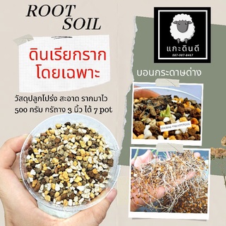 Root Soil O2 ดินเรียกรากสำหรับไม้มีปัญหาระบบราก ดินเพาะไข่ตระกูล Alocasia Colocasia