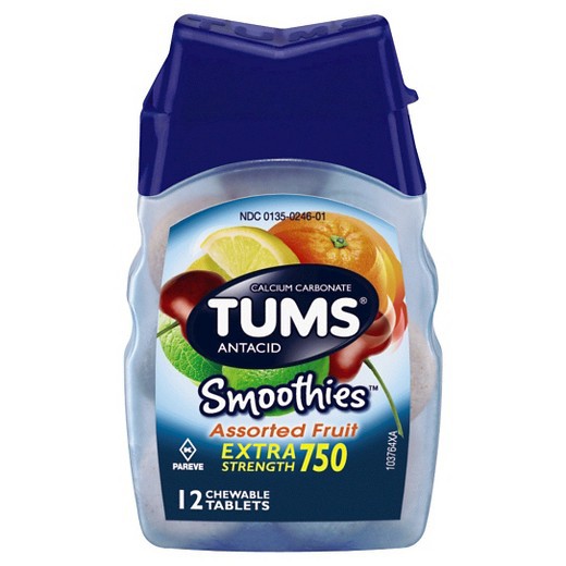 Tums Antacid Tablets Smoothies Assorted Fruit