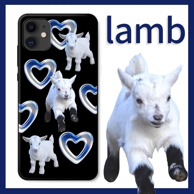 ♤Retro Millennial Hot Girl lamb apple 12/11promax เคสโทรศัพท์มือถือ iPhone8plus76s soft xr/xs