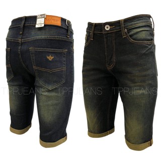 Shorts Mens MICRO DENIM กางเกงยีนส์ขาสั้นชายสีฟอกสนิม ทรงสวยเป้าซิปSize 28-36 รับชำระปลายทาง