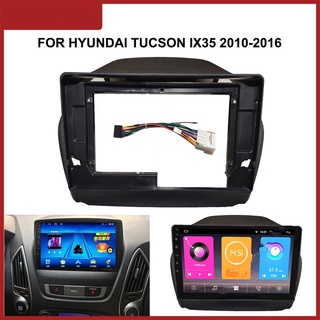 กรอบสายเคเบิลรถยนต์ ขนาดใหญ่ สําหรับ Hyundai Tucson IX35 2010-2015 Android