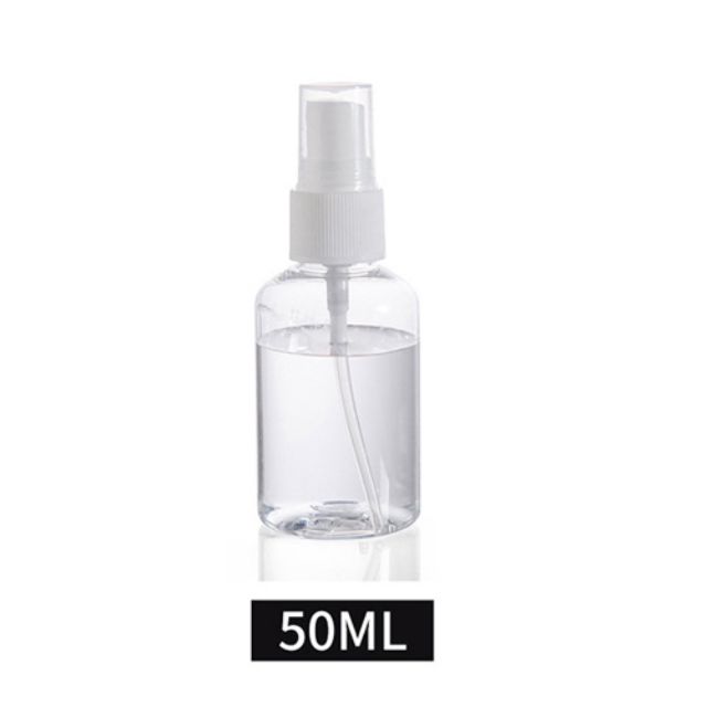 ขวดสเปรย์ 50ml. ขวดเปล่า ขวดพลาสติก ขวดใส่สเปร์ยพกพา ขวดใส่แอลกอฮอร์ แอลกอฮอร์ ขวดพลาสติกเปล่า ขวดหัวฉีดสเปร์ย ขวดน้ำหอม