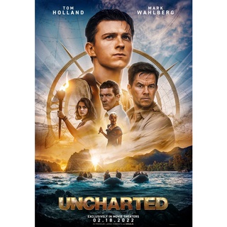 หนังใหม่ล่าสุด Uncharted (2022) ผจญภัยล่าขุมทรัพย์สุดขอบโลก DVD Mster พากย์ไทย