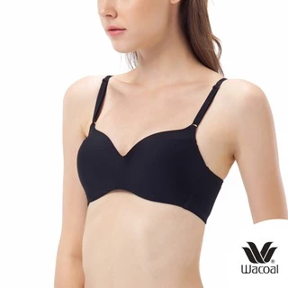 Wacoal Surprise Comfort Bra เสื้อชั้นในไร้โครง เซ็ท 3 ชิ้น รุ่น WB3X96 สีดำ (BL)