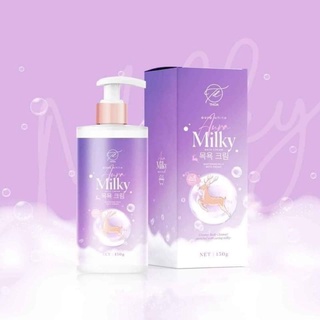 Aura Milky Bath Cream by Thida 150 ml. ครีมอาบน้ำ ออร่า มิลค์กี้