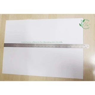 กระดาษปอนด์ 120 แกรม ขนาด A2 บรรจุ 50 แผ่น กระดาษการ์ดขาว