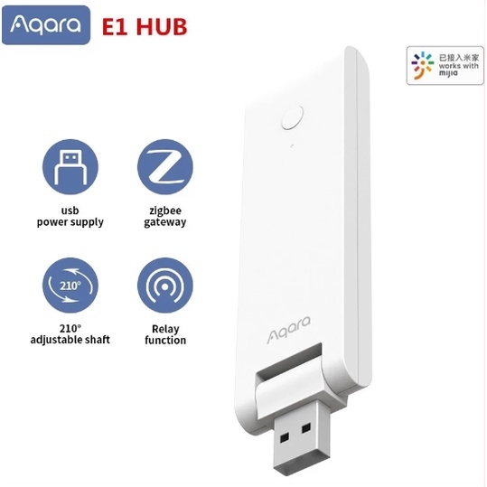 Xiaomi Aqara E1 Hub Gateway Zigbee 3.0 WiFi รีเลย์รีโมทคอนโทรลทํางานร่วมกับ Mijia APP mi Homekit