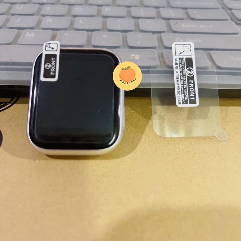 iwatch ฟิล์ม ฟิล์ม เต็มจอ ลงโค้ง โฟกัส ฟิล์ม สำหรับ iWatch Sport Series 7 8 9 Nike s TPU 41MM 45 MM TPU