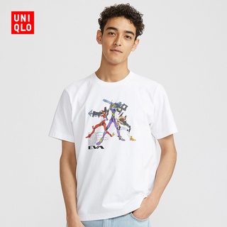 เสื้อยืดแขนสั้น EVA พิมพ์ลายนีออน สําหรับผู้ชาย และผู้หญิง (UT) 428165 Uniqlo