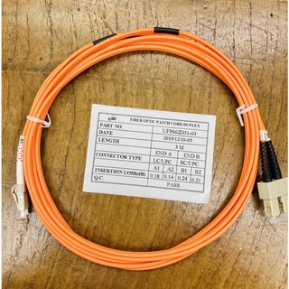 UFP662D31-03 SC-LC MM 62.5/125 Duplex Patch Cord 3M