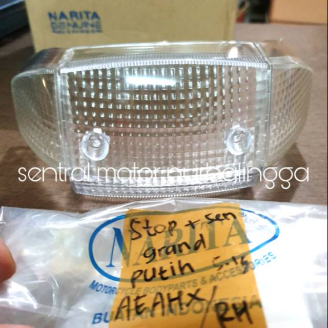 กระจกสต็อปเปอร์ + ด้านหลัง sen grand white clear mica ด้านหลังแสงและ astrea grand