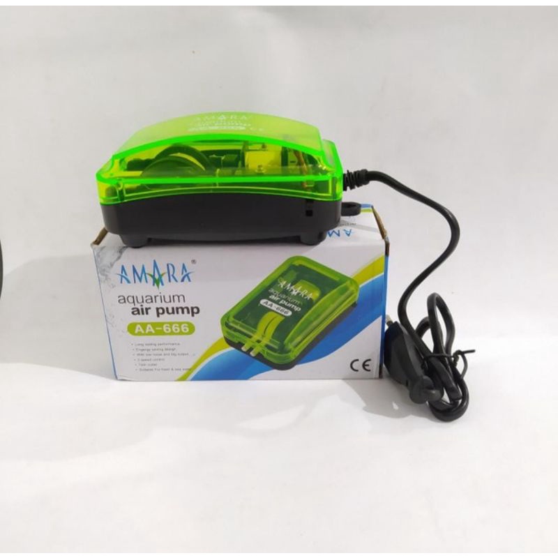 AMARA AERATOR AIR PUMP AA 666 2-HOLE AIR PUMP