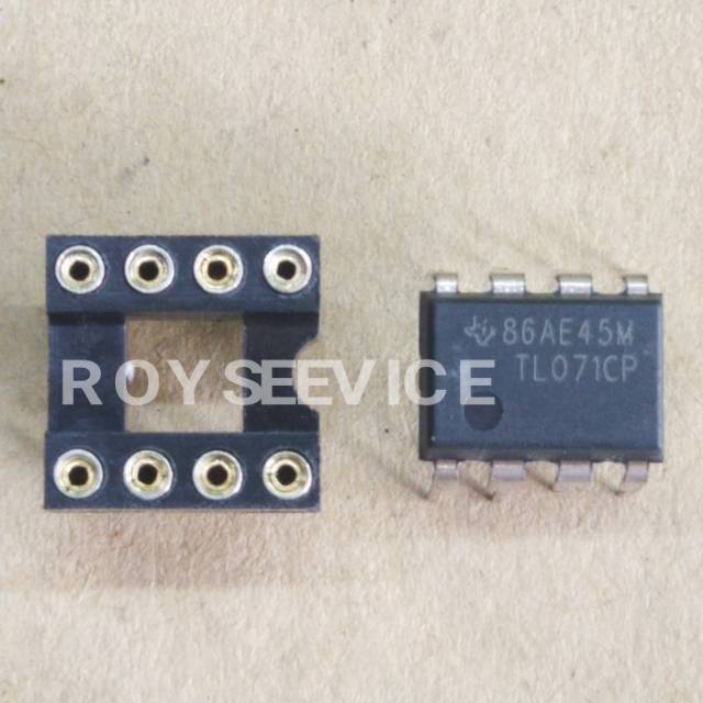 IC TL071 Original Complete Socket / IC TL071 ซ็อกเก็ตเดิมที่สมบูรณ์