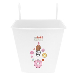 ตะกร้าใส่ของอเนกประสงค์มีหูแขวน WE BARE BEARS 5146 สีขาว ตะกร้าใส่ของในครัว STORAGE BASKET WITH HANGING HOOK WE BARE BEA