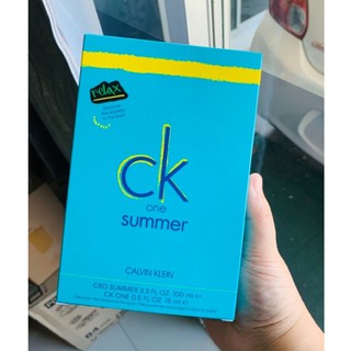 ของแท้ !!  น้ำหอม Set CK One Summer 2020 EDT 100 ML + CK One 15 ml ส่งฟรี