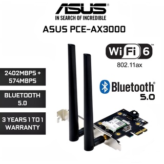 ((ไม่มีกล่อง)) ASUS (PCE-AX3000) WiFi 6 (802.11ax) Adapter w…