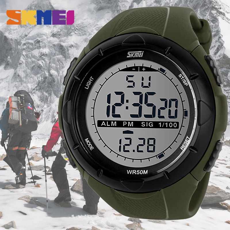 SKMEI นาฬิกาข้อมือ Sport Watch สไตส์  GL-190 ระบบดิจิตอล บอกวันที่ ตั้งปลุก จับเวลา รุ่น