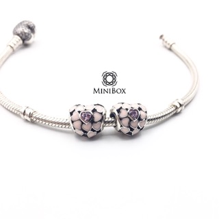 925 Silver Blooming Heart Charm