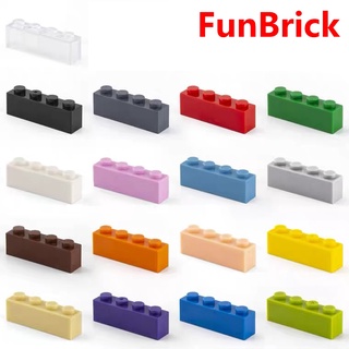 [Funbrick] บล็อคตัวต่อ รูปอิฐ 1x4 3010 เข้ากันได้กับของเล่นตัวต่อ แบรนด์ดัง MOC DIY 50 ชิ้น