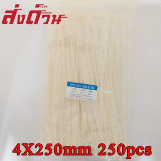 สายรัดเคเบิ้ลไทร์ Cable tie 4X250mm 250PCS