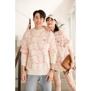 💝ชุดคู่รักเสื้อกันหนาวไหมพรม ผ้านิ่มใส่สบาย💝